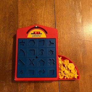 Perfection Red and Blue Shape Matching Game